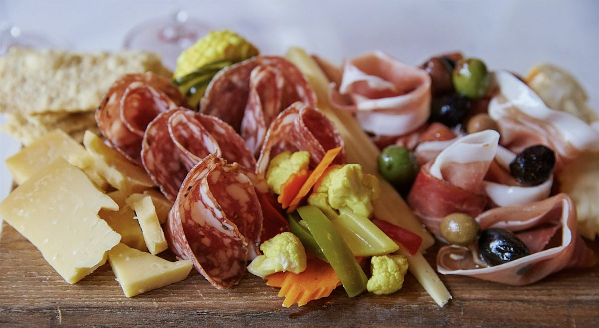 ALL-YOU-CAN-EAT  CHEESE AND CHARCUTERIE  WITH A GLASS OF WINE