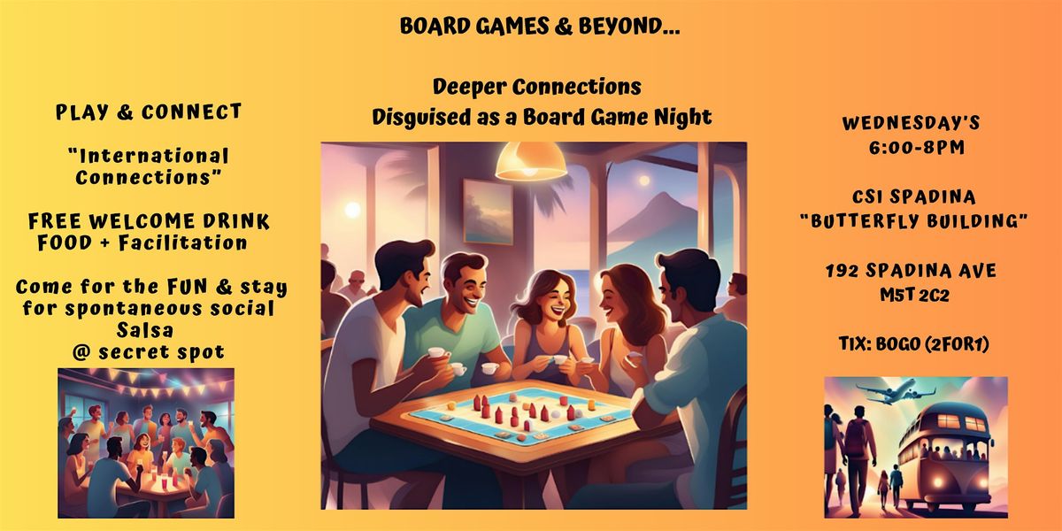 |BOARD GAMES & BEYOND| TRAVEL\/LANGUAGE EXCHANGE & CLIMATE CONVERSATIONS