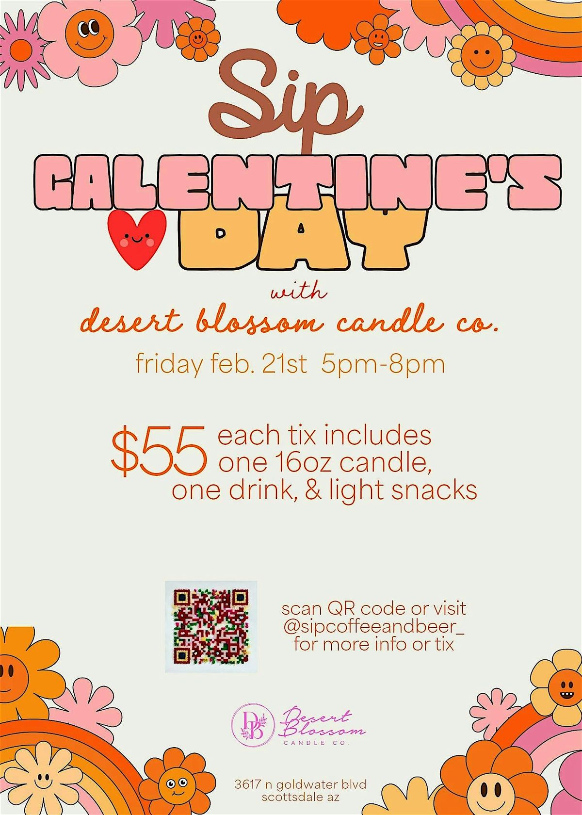 Galentine's Day with Desert Blossom Candle Co.