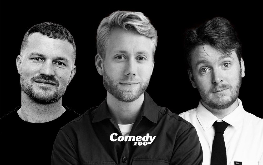 Jul P\u00e5 Comedy Zoo: Andr\u00e9 Jakobsen, Troels Messmann & Mads Holm