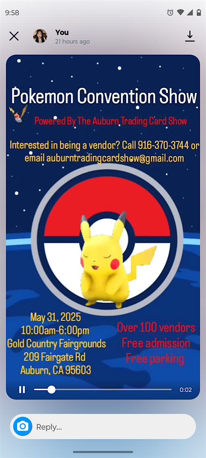 POKEMON CONVENTION SHOW