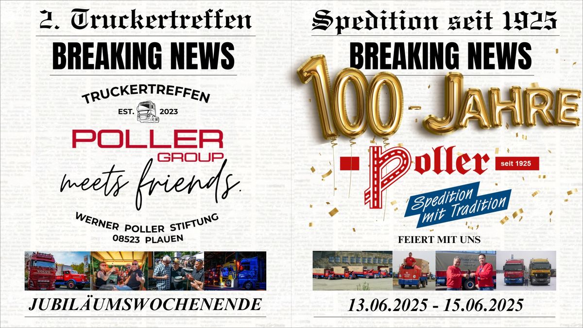 Jubil\u00e4umswochenende: 100 Jahre POLLER! 