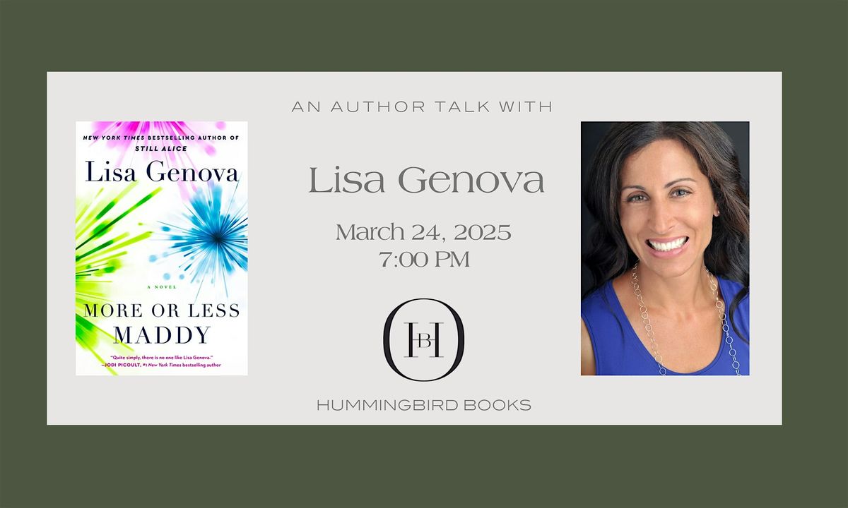 An Author Talk With Lisa Genova