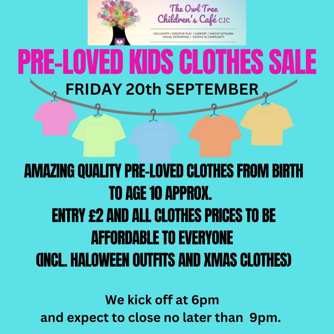 PRE-LOVED KIDS CLOTHES SALE