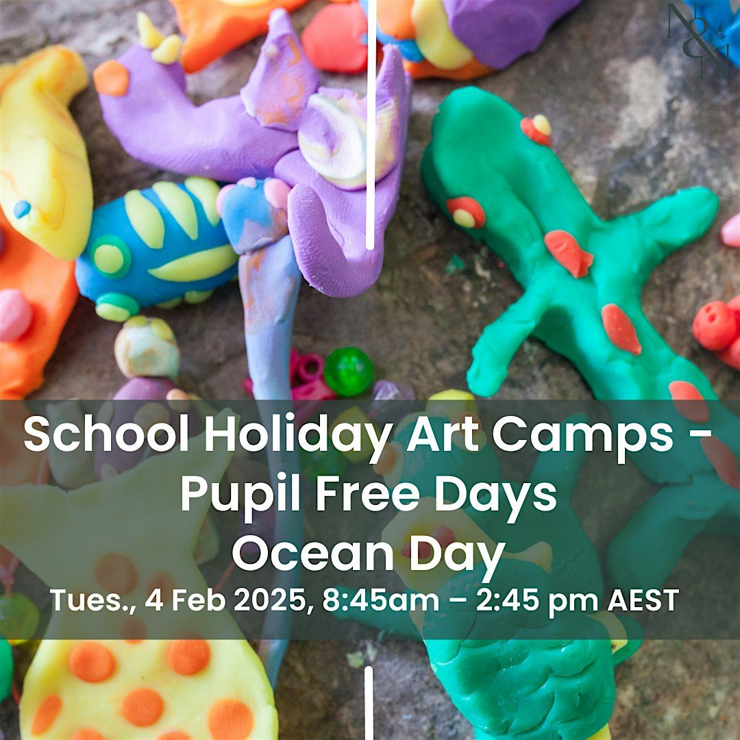 School Holiday Art Camps - Pupil Free Days - Ocean Day