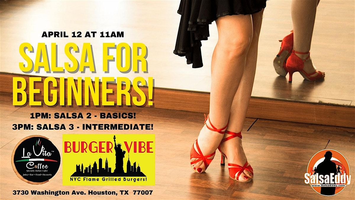 April 12: Salsa Group Class For Beginners!