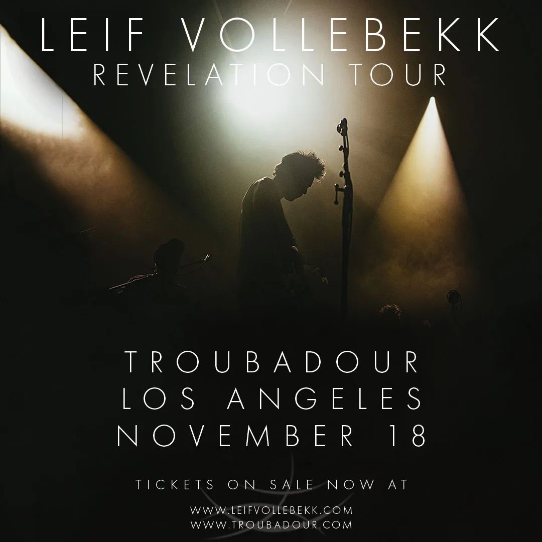 Leif Vollebekk at Troubadour