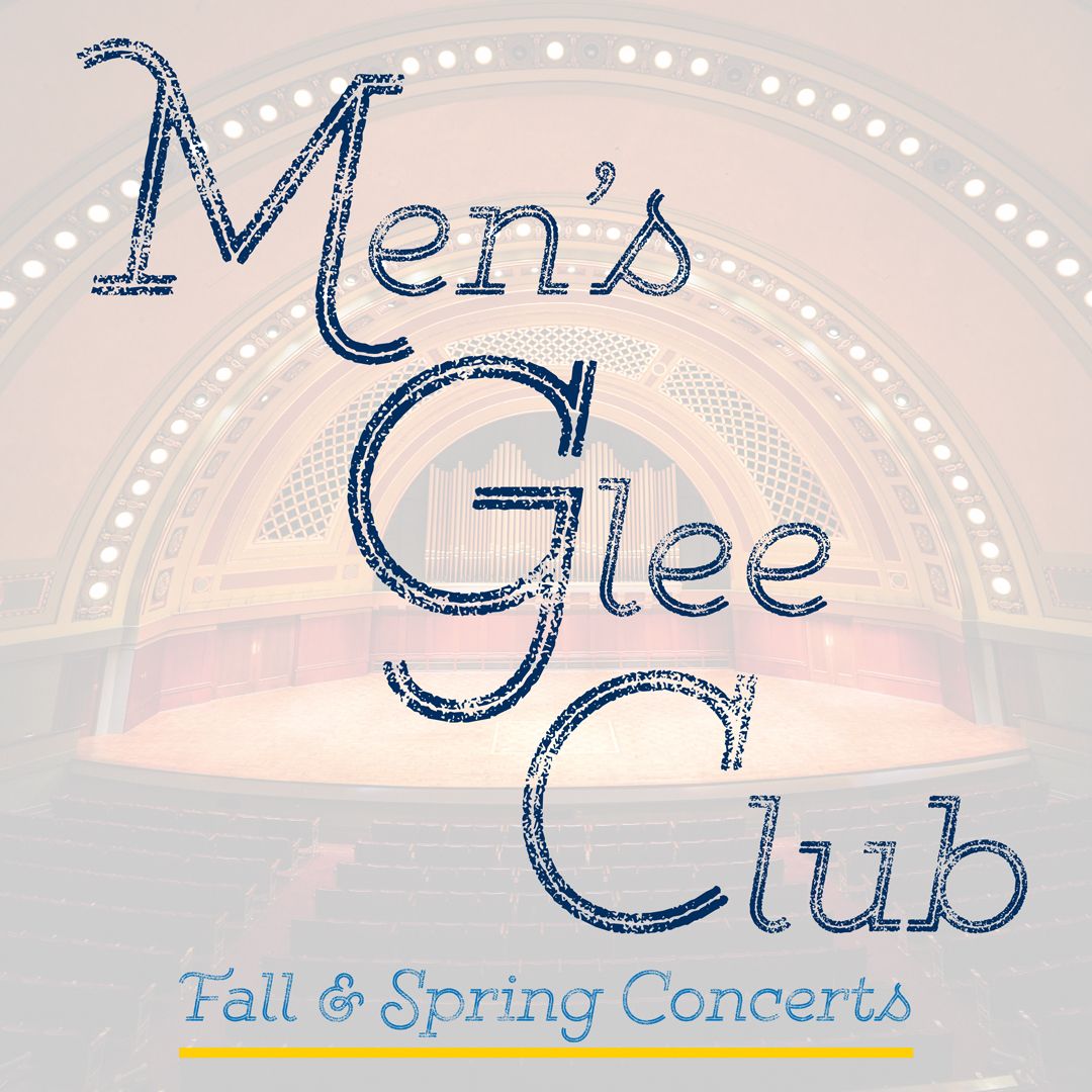 Men's Glee Club Fall Concert