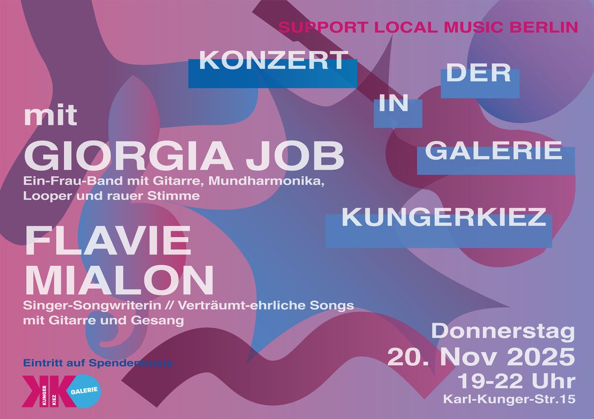 Kiezkonzert No. 6 \/\/ Flavie Mialon & Giorgia Job