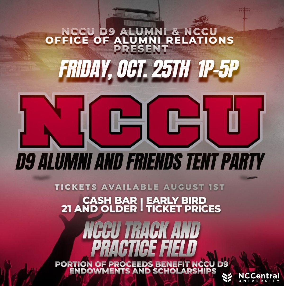 NCCU D-9 Alumni & Friends Tent Party - Homecoming 2024