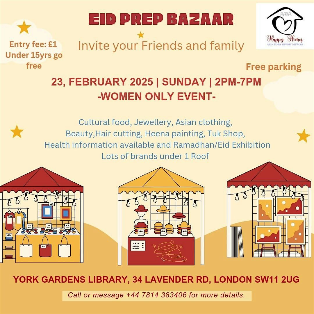 Eid prep bazar (women's only )