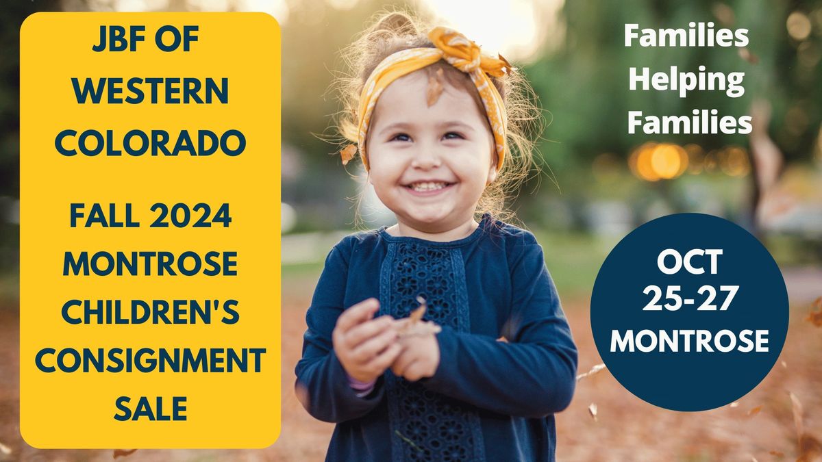 JBF of Western Colorado - Montrose Community Children's Sale - OCT 25-27