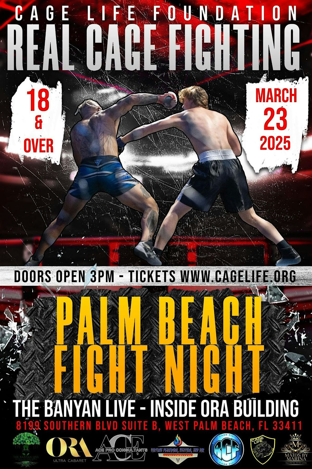 SOUTH FLORIDA FIGHT NIGHT - PALM BEACH  - March 23rd, 2025