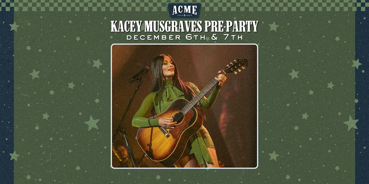 Free! Kacey Musgraves Pre-Party - Downtown Nashville