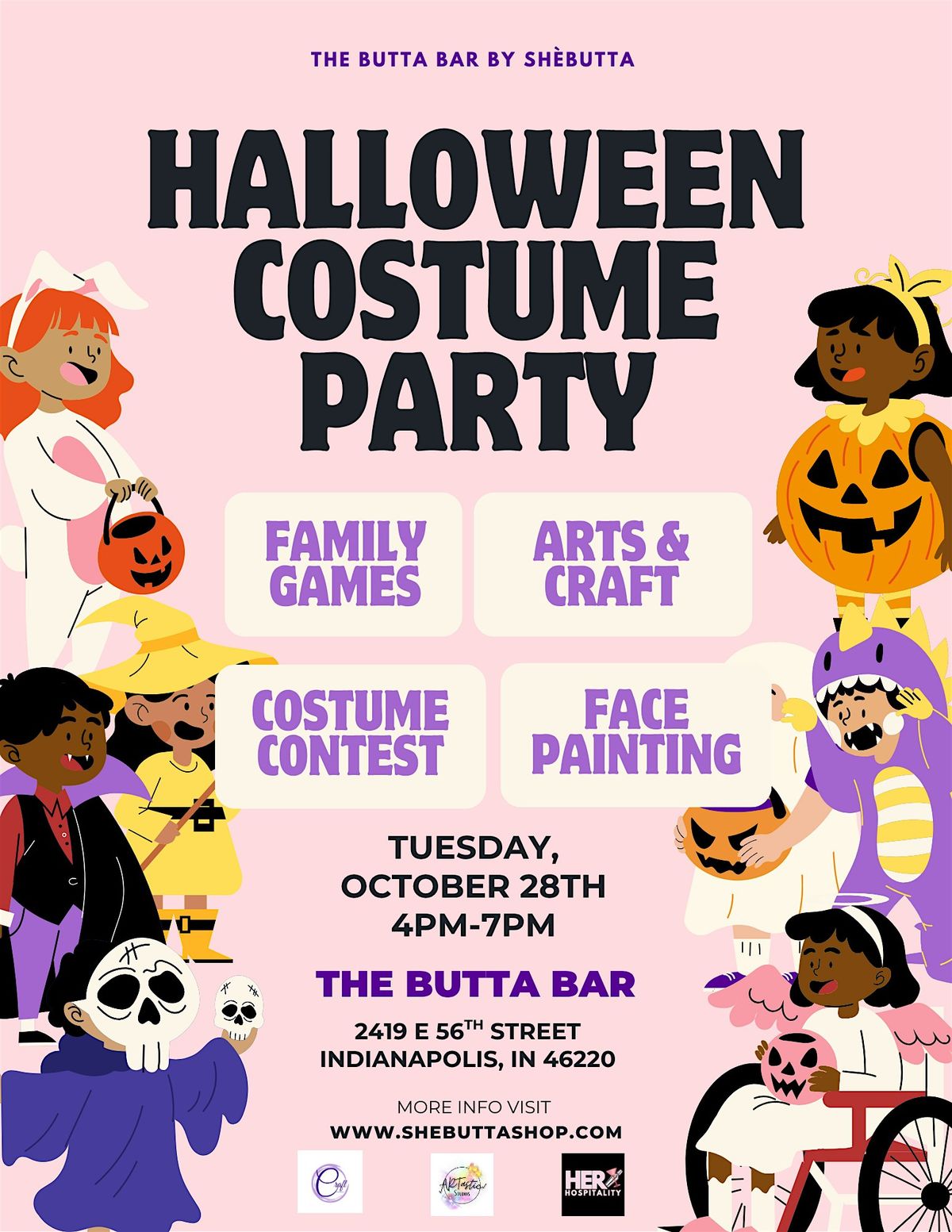 Kids Halloween Costume Party at The Butta Bar!