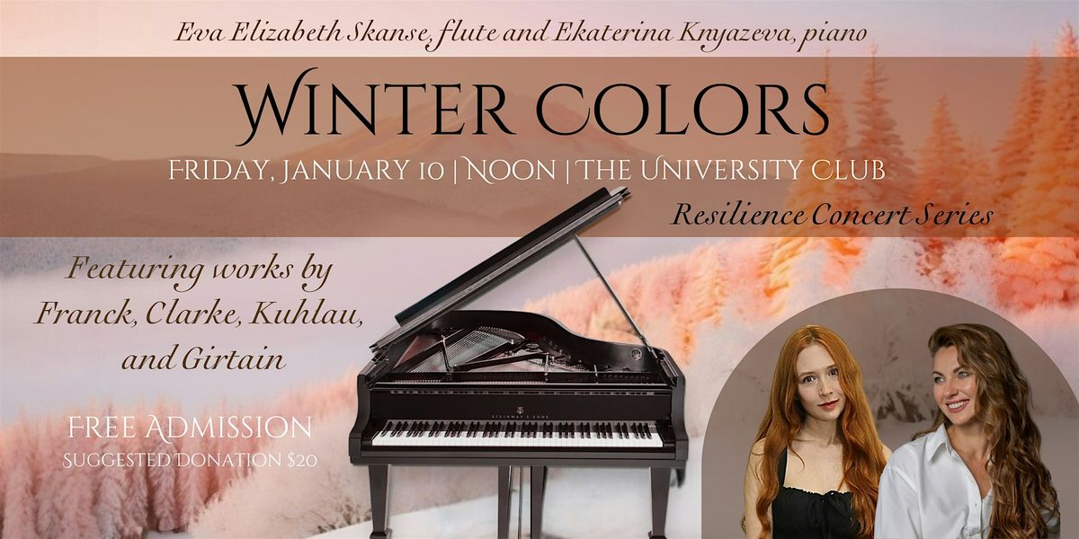 Winter Colors: Soundscapes for Flute and Piano