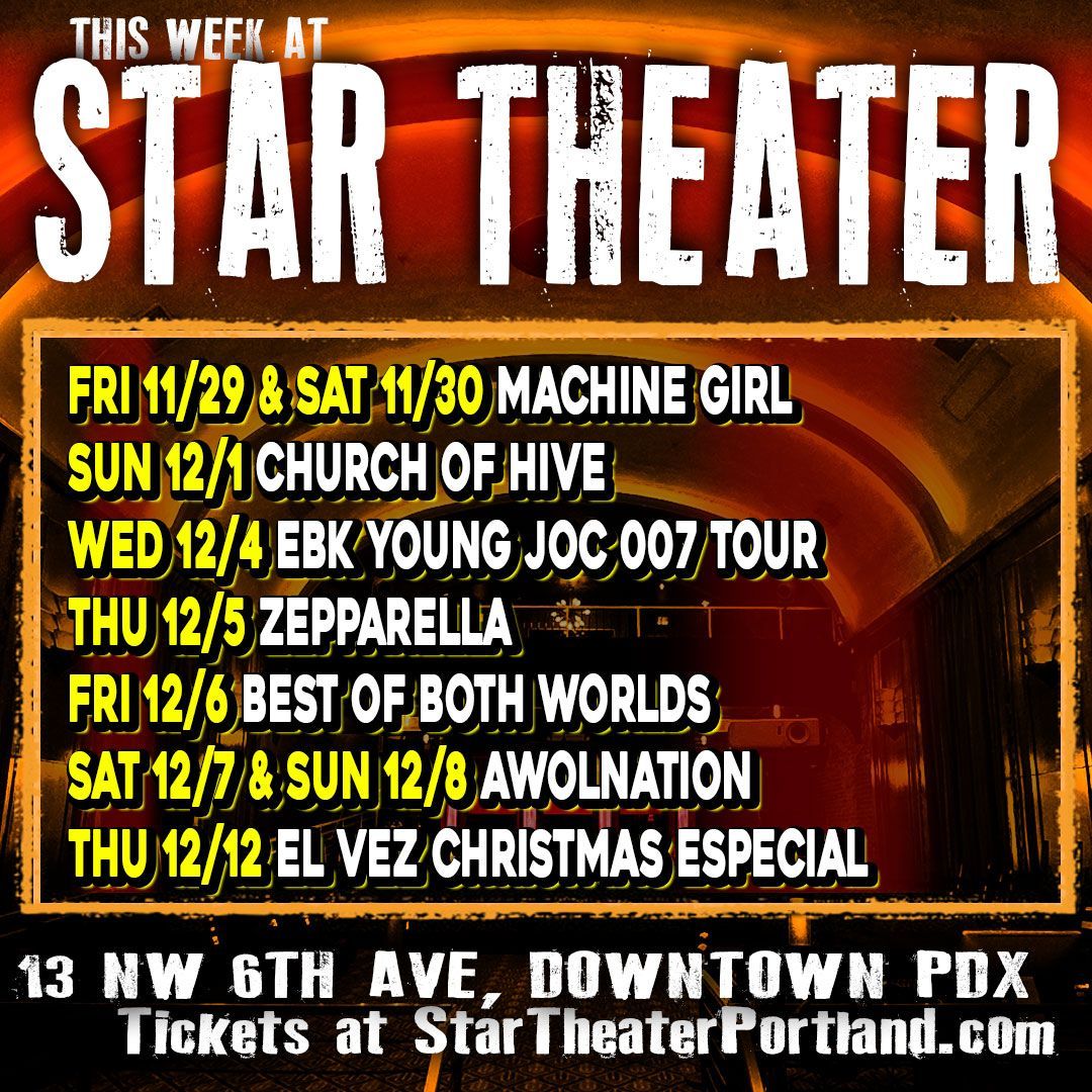 Cochise at Star Theater Portland