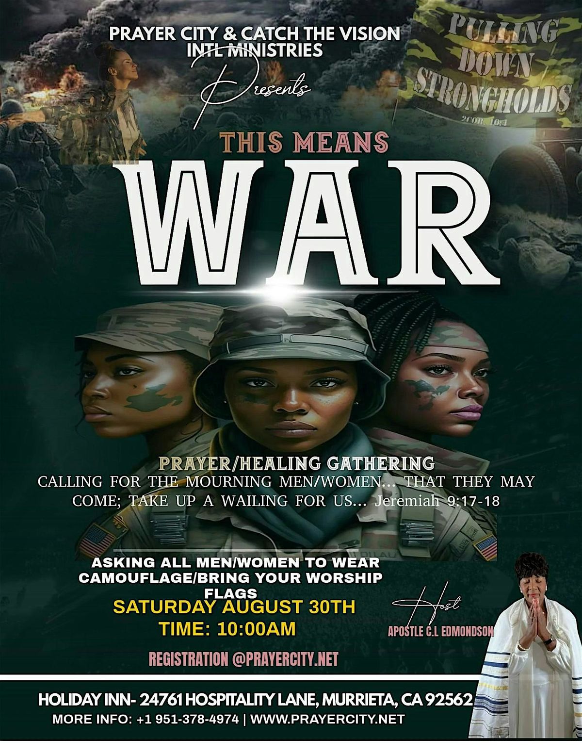Prayer!  This means WAR!