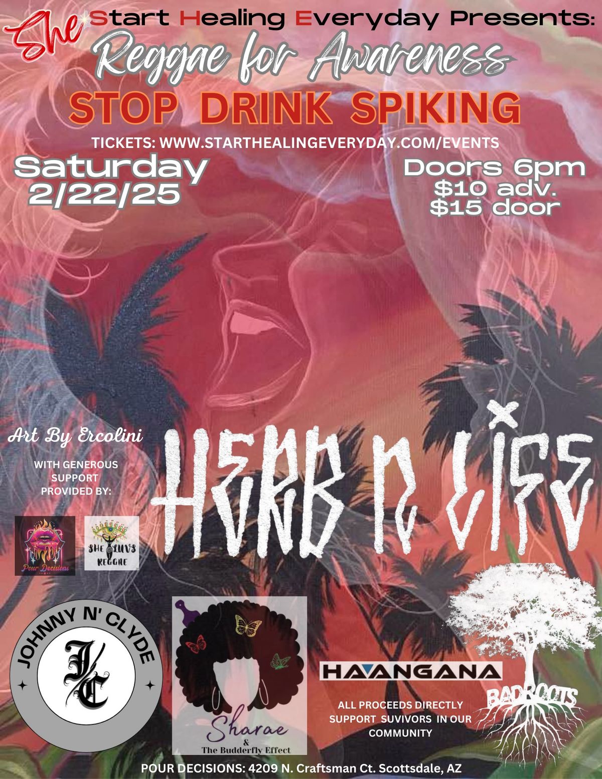 Reggae For Awareness STOP SPIKING DRINKS