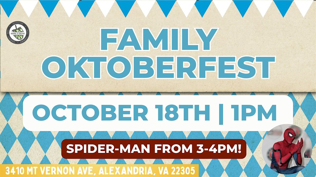 Family Oktoberfest with Spider-Man