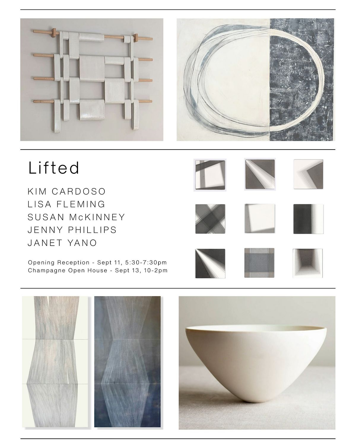"Lifted" a Group Art Show at Kriste Michelini Gallery in Danville