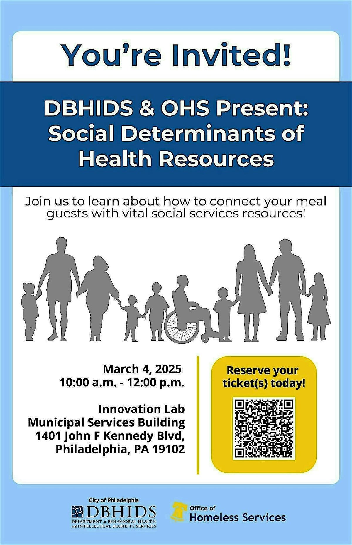 DBHIDS and OHS Present: Social Determinants of Health Resources