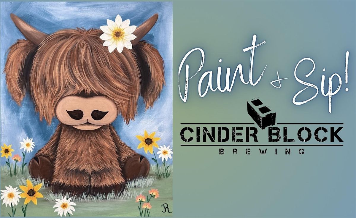 Paint and Sip at Cinder Block Brewery!