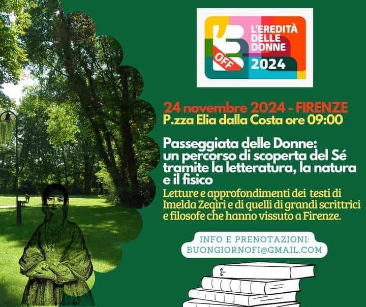 Passeggiata delle Donne:un percorso di scoperta del S\u00e9 tramite la letteratura, la natura e il fisico