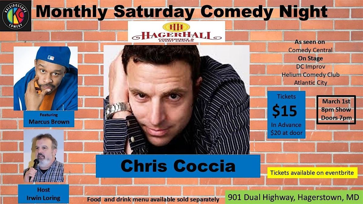 Monthly Saturday Comedy Night - Hagerstown