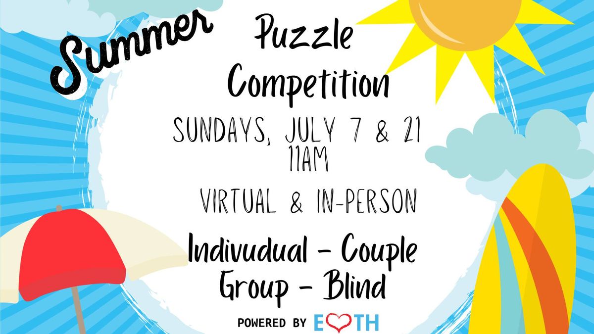 Summer Puzzle Competition & Exchange