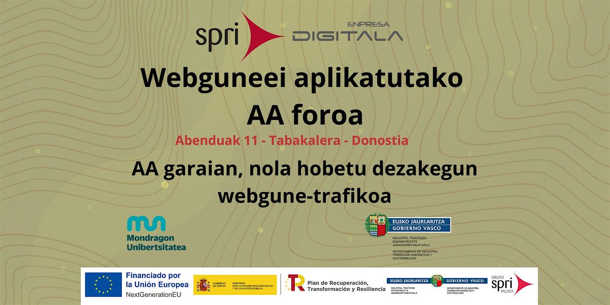 Webguneei aplikatutako AA foroa