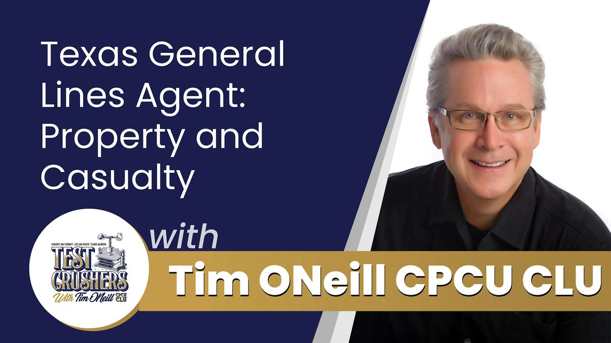 Texas Classroom P&C Agent Exam Prep Training - Live Weekend Class