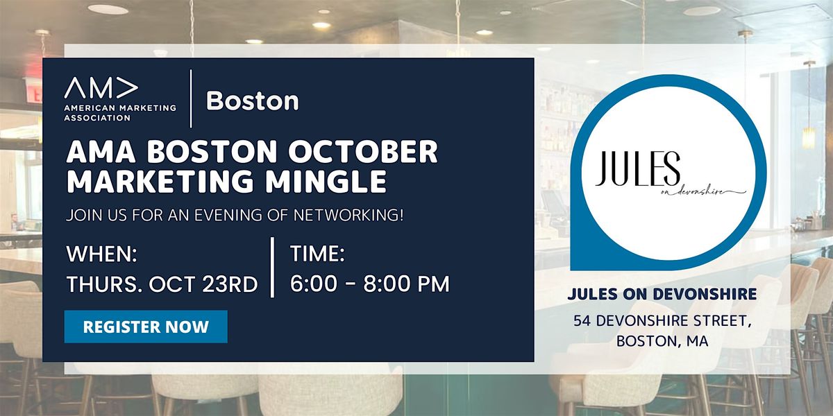 AMA Boston: October Marketing Mingle