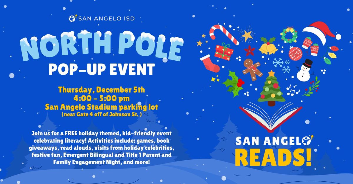 San Angelo READS! North Pole Pop-Up