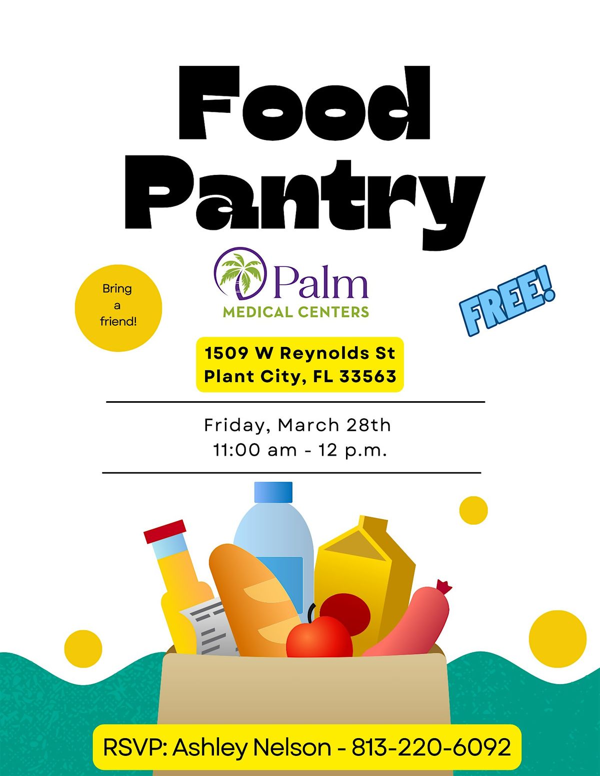 Food Giveaway at Palm Medical Centers