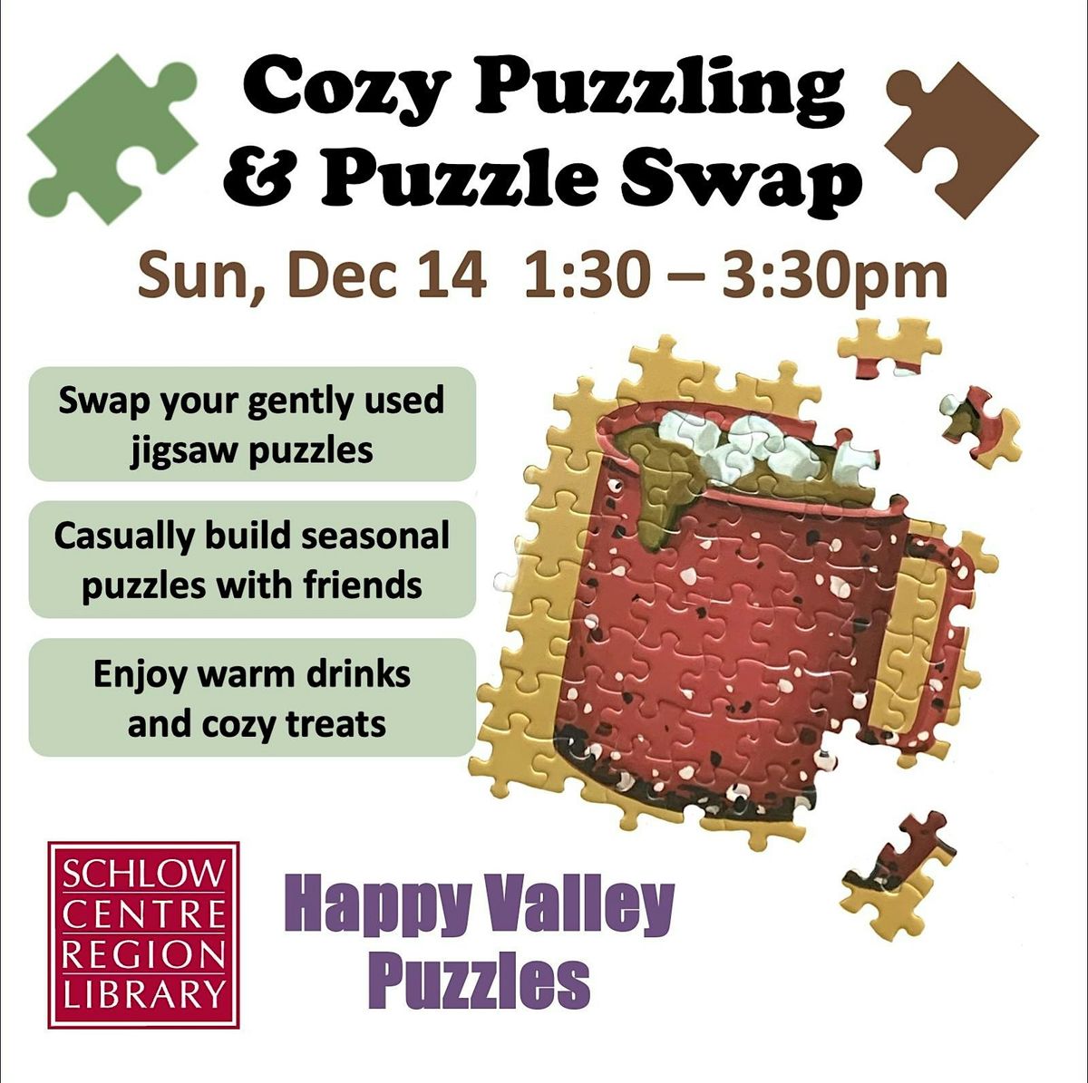 Cozy Puzzling & Puzzle Swap - State College, PA