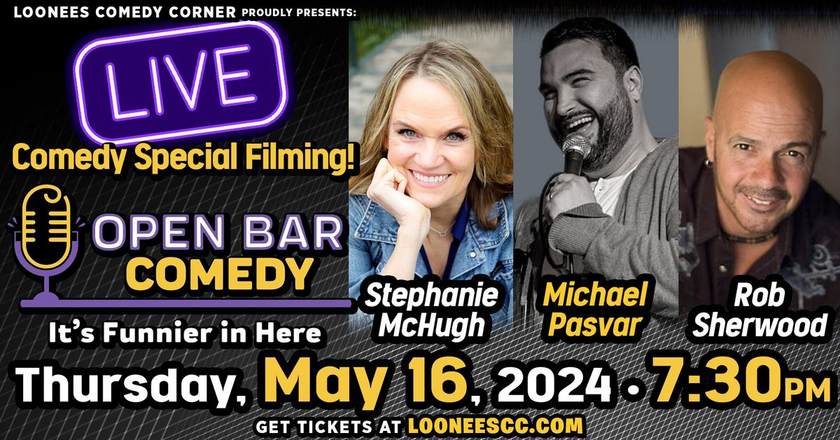 OPEN BAR LIVE TAPING May 16th