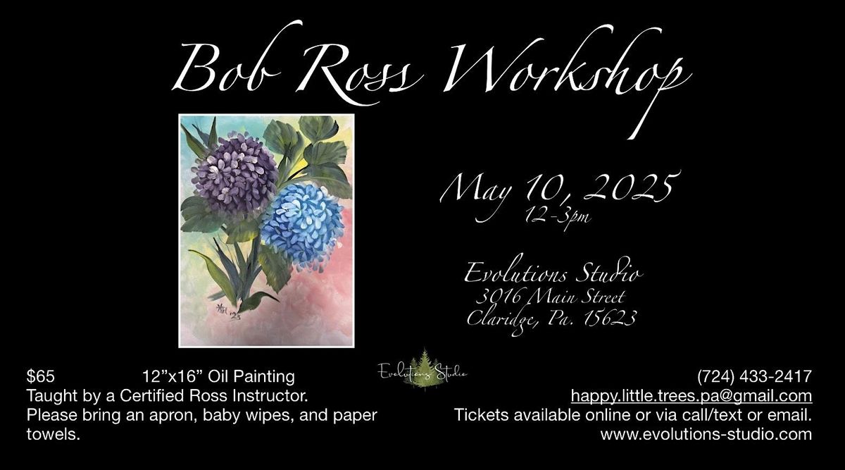 Hydrangeas - May 10, 2025 - Bob Ross Workshop