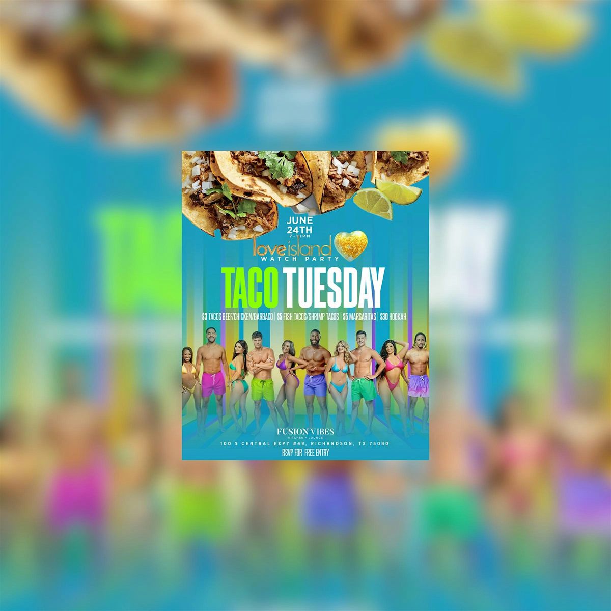 Taco Tuesdays  At Fusion Vibes
