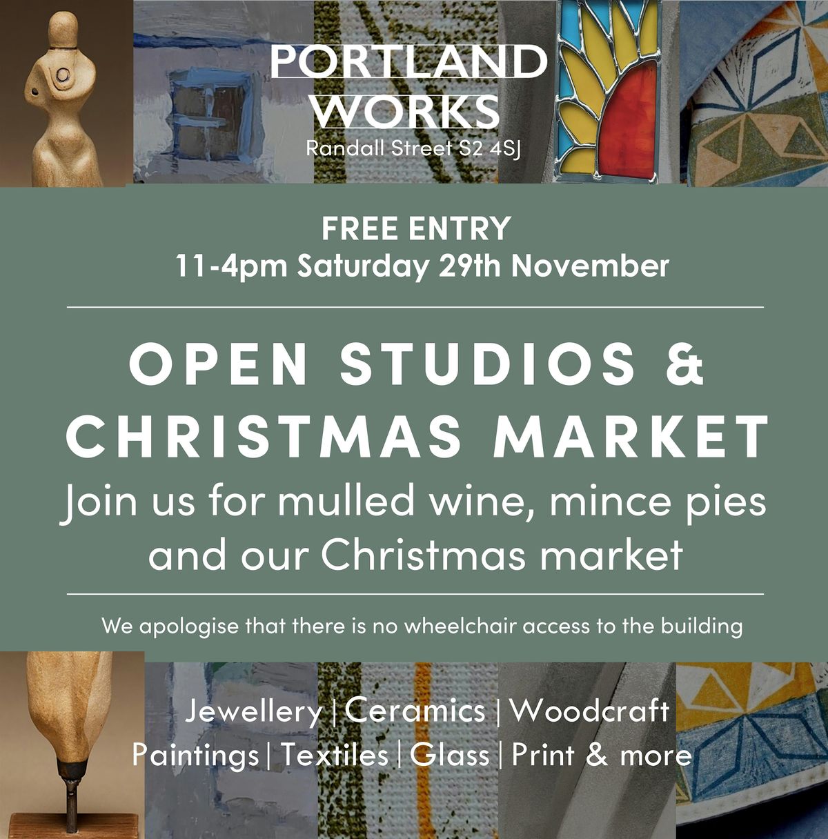 Portland Works Open Studios and Christmas Market