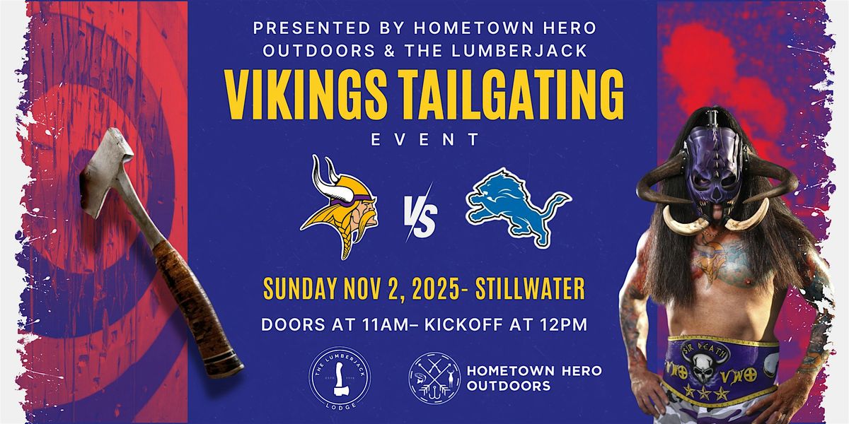 Tailgate for a Cause \u2013 Vikings vs. Lions Tailgate