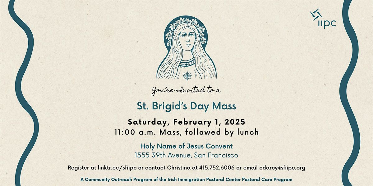 St. Brigid\u2019s Day Mass |  Saturday, February 1, 2025