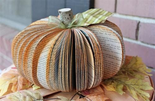 Adult Craft: Book Pumpkins