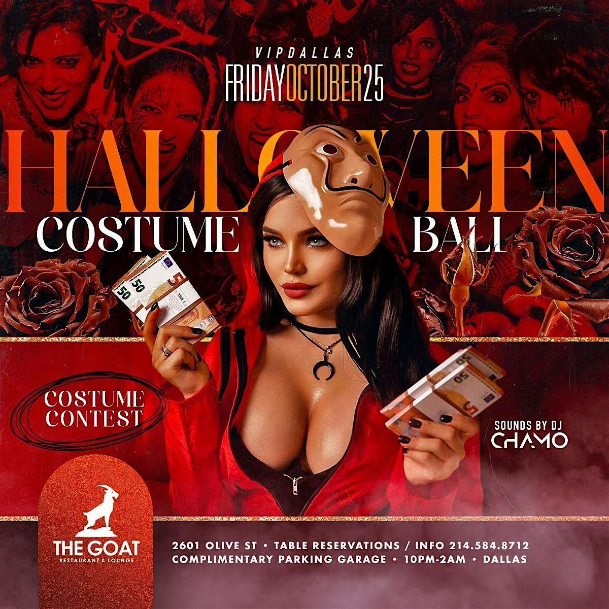 HALLOWEEN COSTUME PARTY AT THE GOAT LOUNGE  FRIDAY OCT 25 COSTUME CONTEST