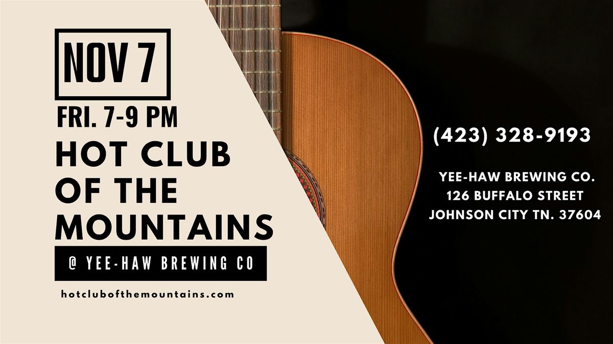 Joe Tighe with Hot Club of the Mountains @ Yee-Haw Brewing in Johnson City