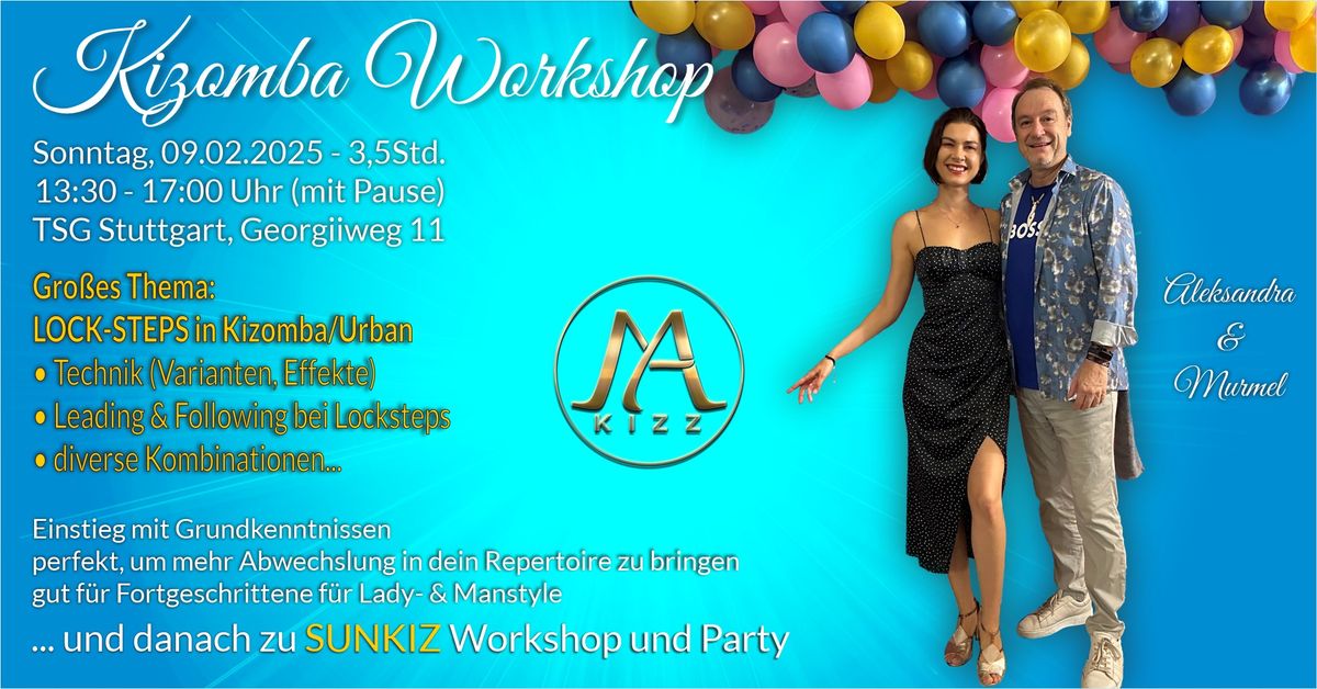 Kizomba \/ UrbanKiz Bootcamp Sonntag Mittag 3,5h