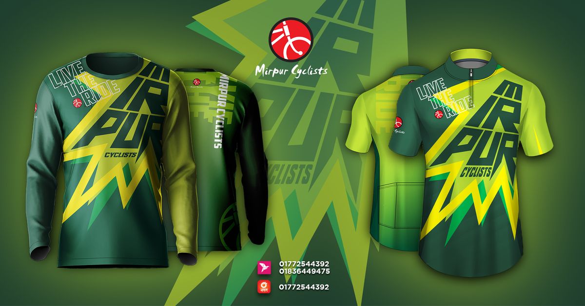 Mirpur Cyclists Official Jersey Version - 2024