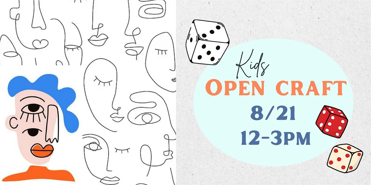 \u2728Kids Open Craft\u2728 - Wacky Picasso Portraits