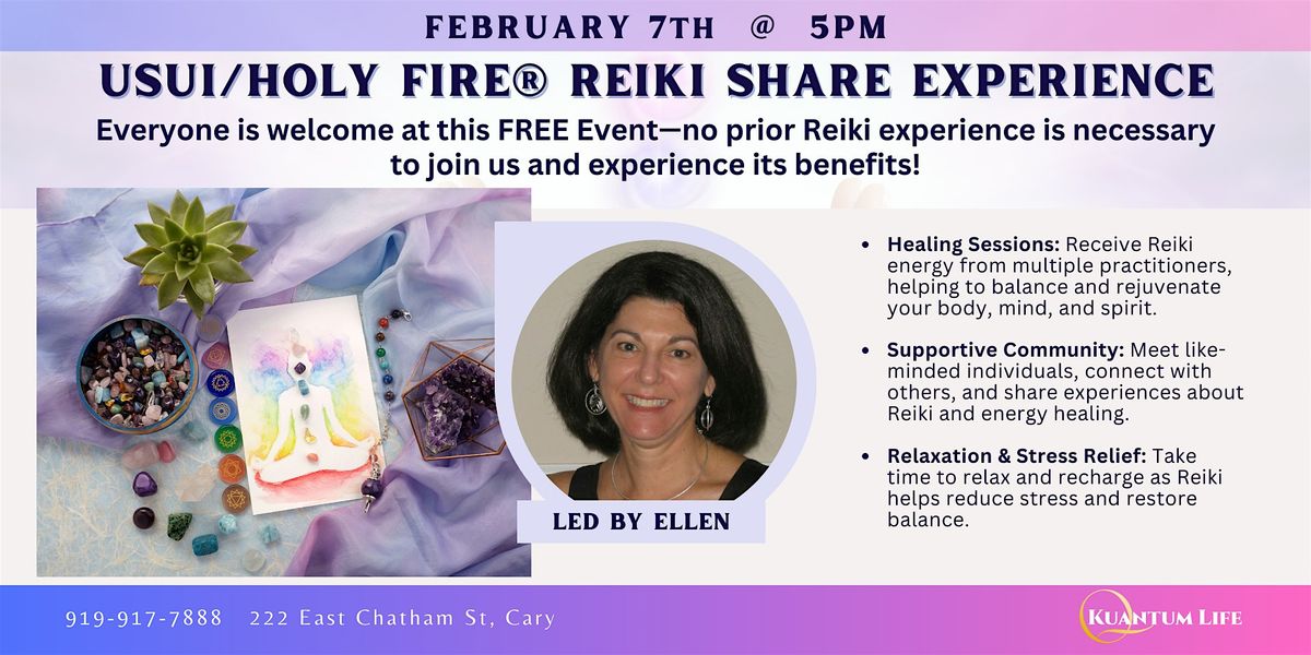 Usui\/Holy Fire\u00ae Reiki Share EXPERIENCE