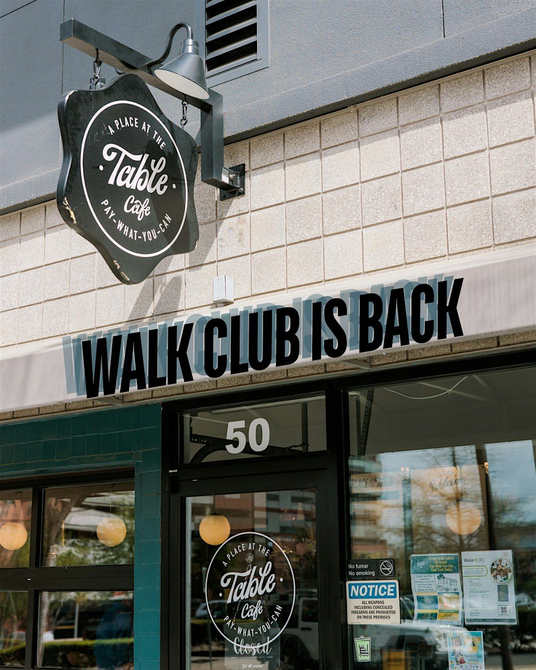 October Walk Club at A Place at the Table